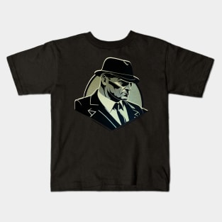 40s Mafia Boss Kids T-Shirt